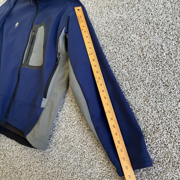 Mountain Hardwear Mens XL Jacket Blue & Gray Windproof Water-Resistant - Picture 10 of 15